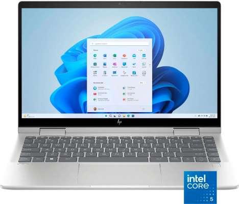 HP Envy x360 | 14" FHD 2-in-1 Touch Laptop | Core 5 120U | 8GB LPDDR4 | 512GB M.2 SSD